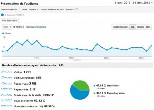 bilan du blog janvier 2013